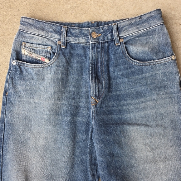 Diesel 28 Y2K 90s Grunge Punk Skater Streetwear D-Reggy Straight Leg Jeans - Picture 6 of 16